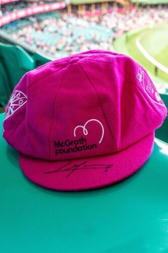 Lutho Sipamia South African Cricket Team Signed Pink Baggy