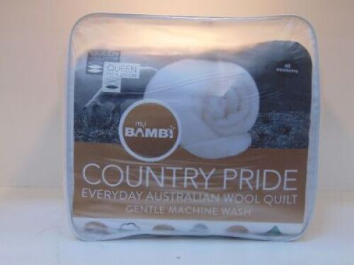 Queen Size My Bambi Country Pride Everyday Australian Wool Quilt
