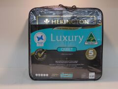 Double Bed Size Herington Luxury Low Allergy Quilt 7.8 Warmth Rating