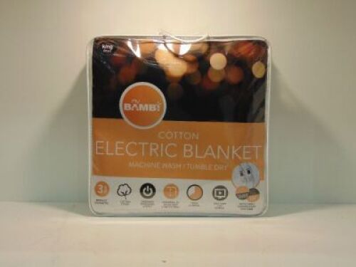 King Size My Bambi Cotton Electric Blanket