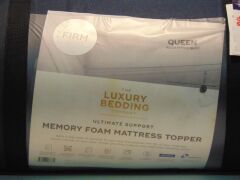 Queen Size Luxury Bedding Company Ultimate Support Memory Foam Mattresse Topper - 2