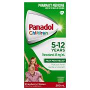 12x Panadol Strawberry 200ml - 5-12 Years