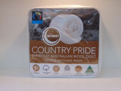 King Size My Bambi Country Pride Everyday Australian Wool Quilt