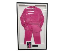 Hot Pink Alexander McQueen Suit of Pop Superstar Robbie Williams, Donated in Support of the McGrath Foundation 2023 - 2