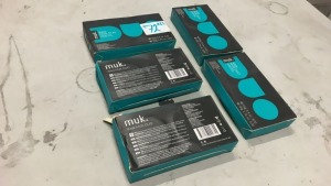 5x Muk Raw Muk Styling Mud 95g + 50g Duo Pack - 4