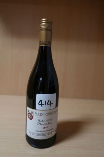Main Ridge Estate Mornington Pinot Noir Acre 2016 (1x750ml).Establishment Sell Price is: $190