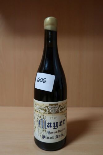 Mayer Yarra Valley Pinot Noir 2017 (1x750ml).Establishment Sell Price is: $103