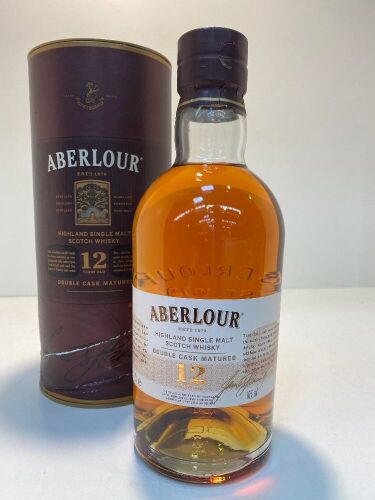 Aberlour 12 Year Old Double Cask Single Malt Scotch Whisky (1x 700mL)