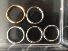 DNL 5x Titanium Closed Ring - 12mm - 2