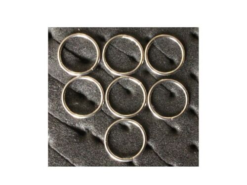 DNL 7x Titanium Slim Closued Rings - 10mm