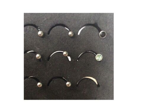 DNL 7x Curved Nose Rings