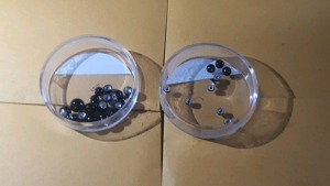 Mixed Crystal Barbell Piercing Caps - 4