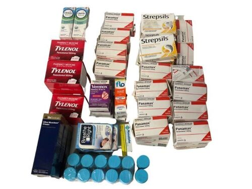 Box of Over the Counter Medications