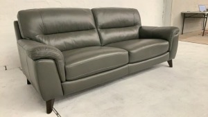 Dion 2.5 Seater Leather Sofa - 3