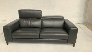 2.5 Seater Leather Sofa - 2