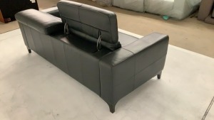 2.5 Seater Leather Sofa - 3