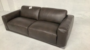 Softy 3 Seater Leather Sofa - 2