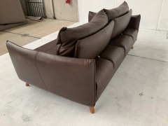 Melbourne 2 Seater Leather Sofa - 5
