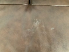 Melbourne 2 Seater Leather Sofa - 7