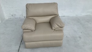 Leroy Leather Electric Recliner Armchair - 2
