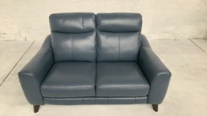 Brentwood 2 Seater Leather Sofa - 2