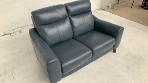 Brentwood 2 Seater Leather Sofa - 4