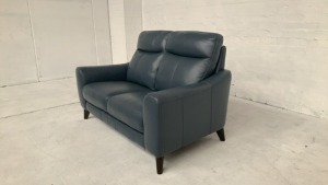 Brentwood 2 Seater Leather Sofa - 5