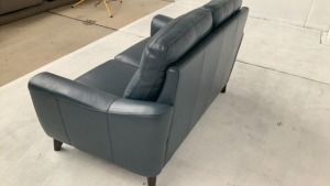 Brentwood 2 Seater Leather Sofa - 7