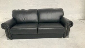 Cambridge 3 Seater Leather Sofa - 2