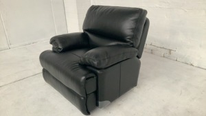 Leroy Leather Electric Recliner Armchair - 4