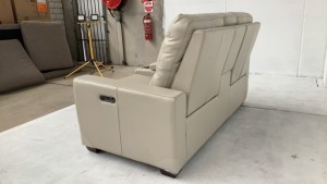 Encore X 2 Seater Leather Electric Recliner with Console - 5