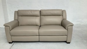 Dover II 2.5 Seater Leather Electric Recliner Sofa - 2