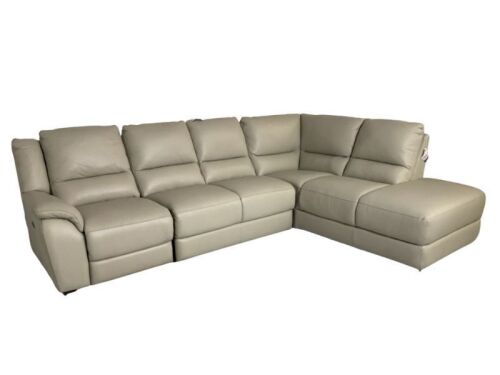 DNL Carlton 5 Seater Leather Modular Lounge