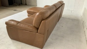 Dion 2.5 Seater Leather Modular Lounge - 6