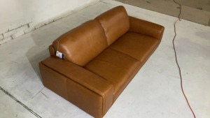 Dane 2.5 Seater Leather Sofa - 3