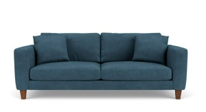 Zara Petite 3 Seater Fabric Sofa