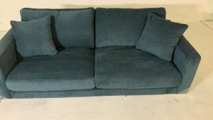 Zara Petite 3 Seater Fabric Sofa - 2