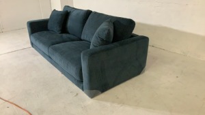 Zara Petite 3 Seater Fabric Sofa - 4