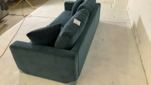 Zara Petite 3 Seater Fabric Sofa - 5