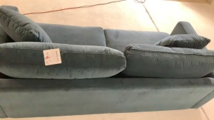 Zara Petite 3 Seater Fabric Sofa - 6
