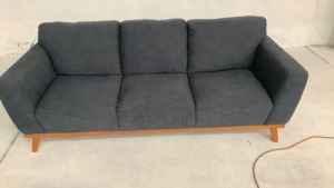 Heston 3 Seater Fabric Sofa - 2