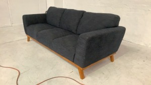 Heston 3 Seater Fabric Sofa - 4