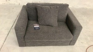 Oasis 1.5 Seater Fabric Sofa - 2