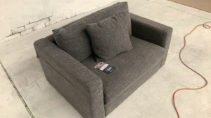 Oasis 1.5 Seater Fabric Sofa - 3