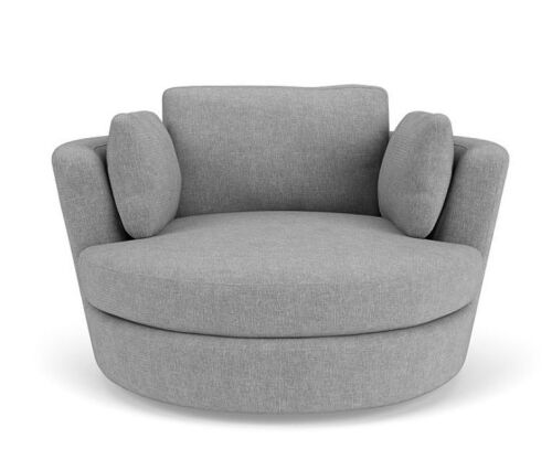 Snuggle Swivel Fabric Armchair
