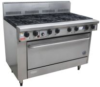 GOLDSTEIN GAS 8 BURNER STOVE WITH OVEN - 2