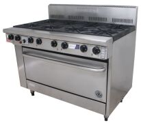 GOLDSTEIN GAS 8 BURNER STOVE WITH OVEN - 3