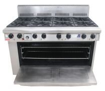 GOLDSTEIN GAS 8 BURNER STOVE WITH OVEN - 4