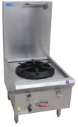 LUUS WATER COOLED SINGLE GAS WOK TRADITIONAL STOCK POT, 5 - 2