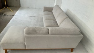 Heston Fabric Corner Modular Lounge with Chaise - 6